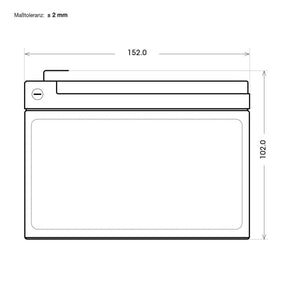 BIG E-Drive AGM 12V 14Ah Traktionsbatterie