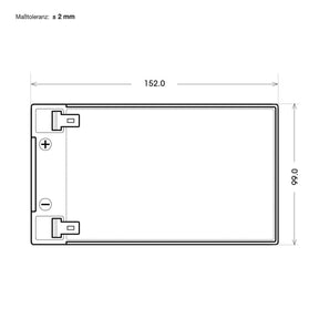 BIG E-Drive AGM 12V 14Ah Traktionsbatterie