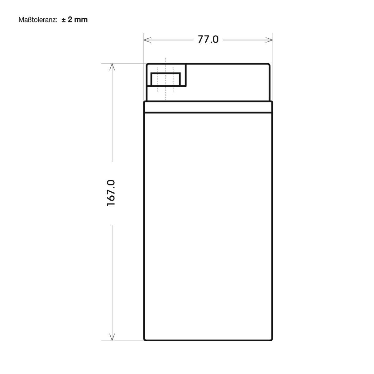 BIG E-Drive AGM 12V 20Ah ersetzt 6-EVF-20 Traktionsbatterie