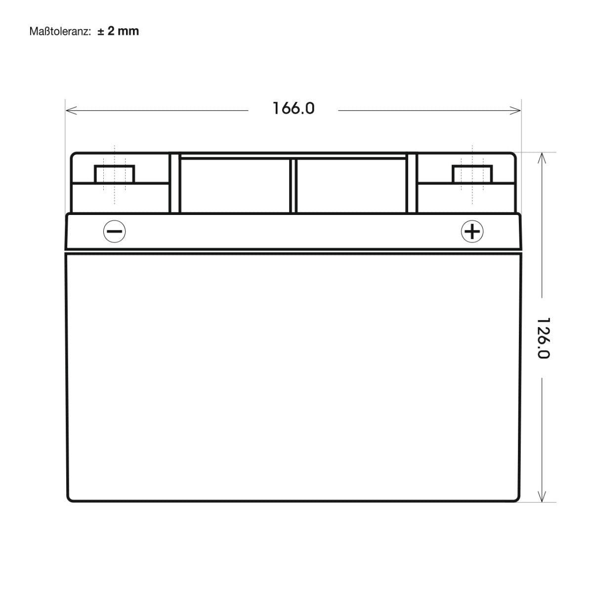 BIG E-Drive AGM 12V 24Ah Traktionsbatterie