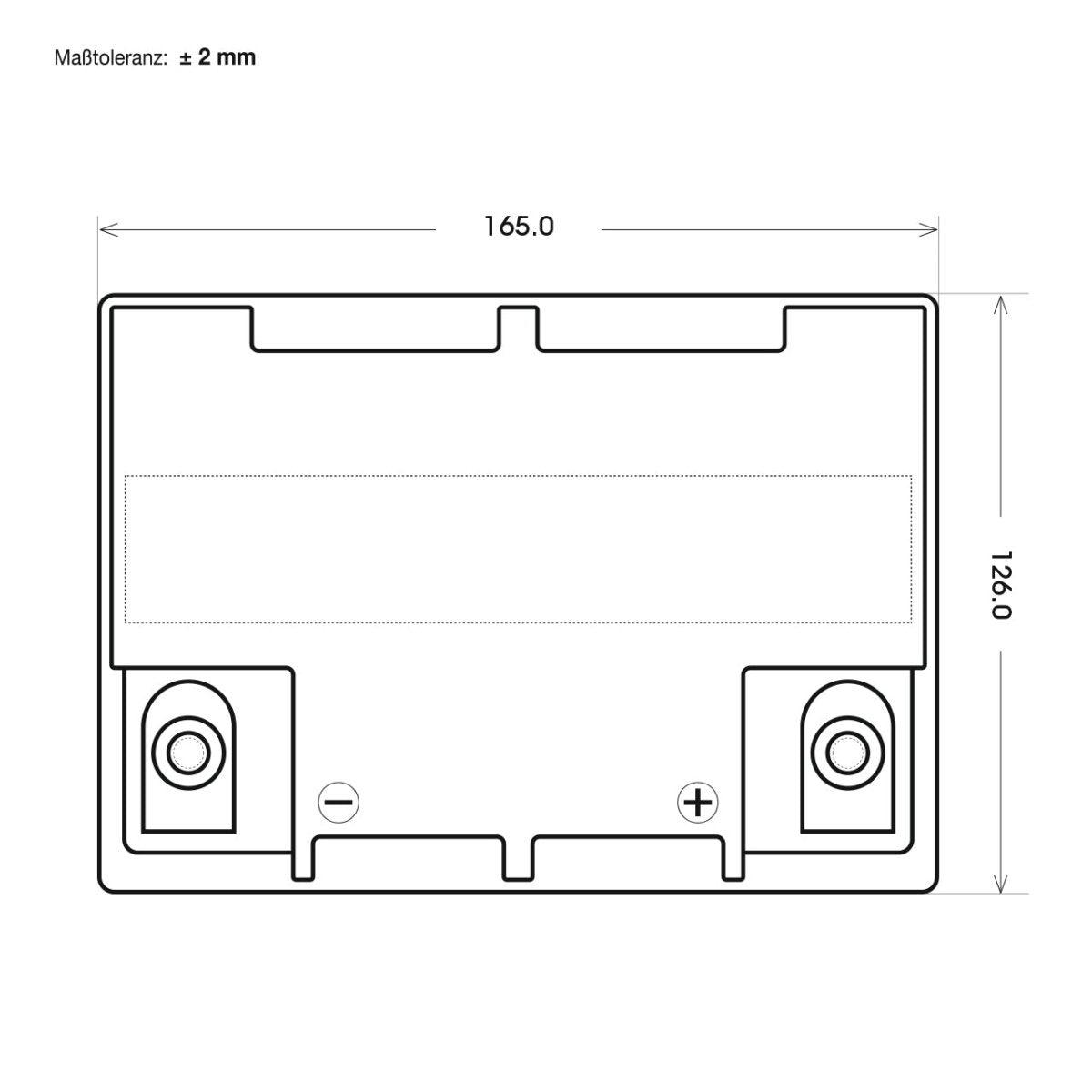 BIG E-Drive AGM 12V 28Ah Traktionsbatterie