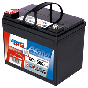 BIG E-Drive AGM 12V 35Ah Traktionsbatterie