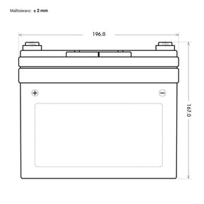 BIG E-Drive AGM 12V 35Ah Traktionsbatterie