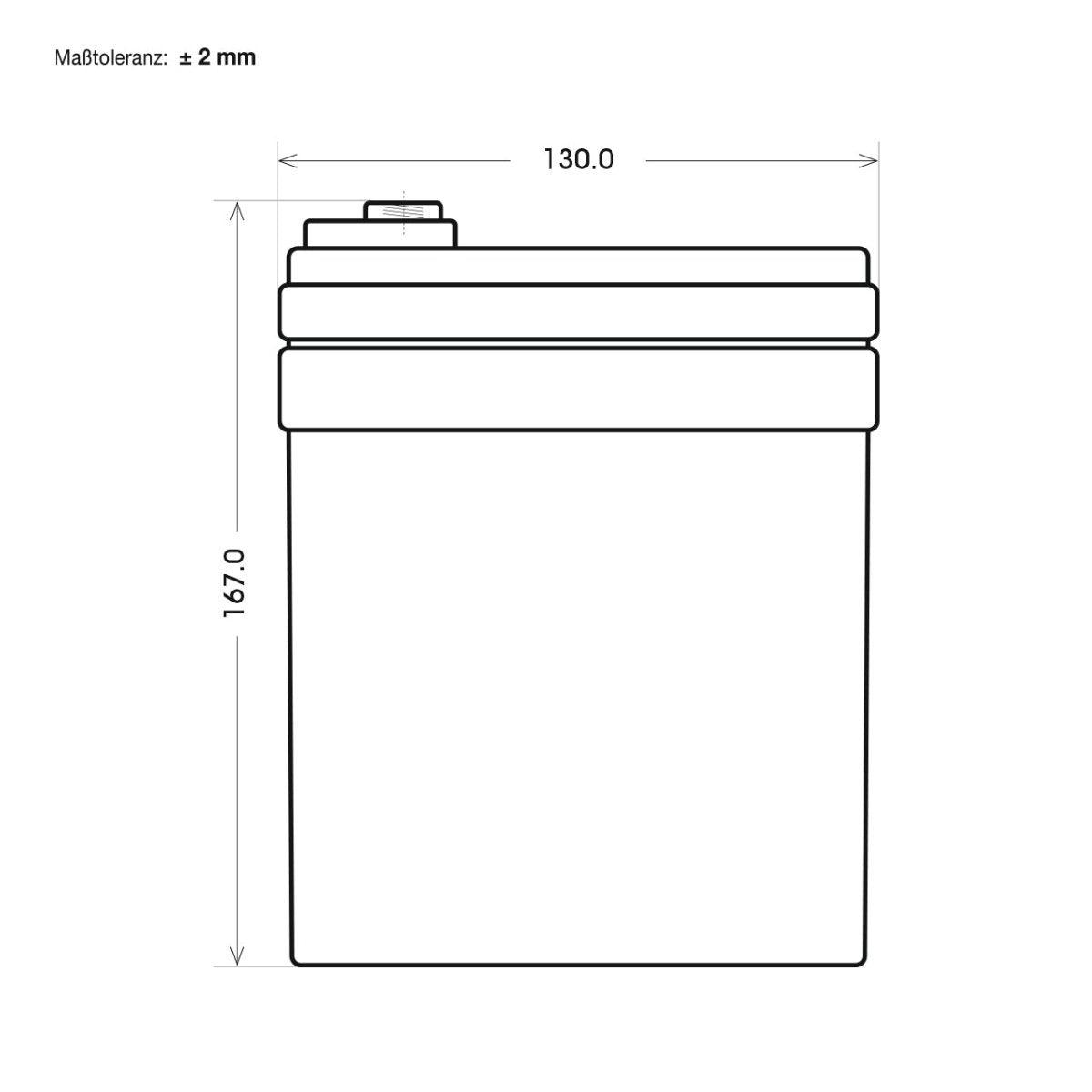 BIG E-Drive AGM 12V 35Ah Traktionsbatterie