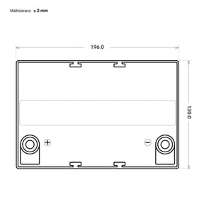 BIG E-Drive AGM 12V 35Ah Traktionsbatterie