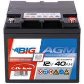 BIG E-Drive AGM 12V 40Ah Traktionsbatterie