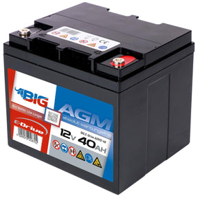 BIG E-Drive AGM 12V 40Ah Traktionsbatterie