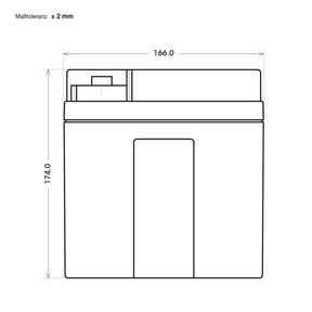 BIG E-Drive AGM 12V 40Ah Traktionsbatterie