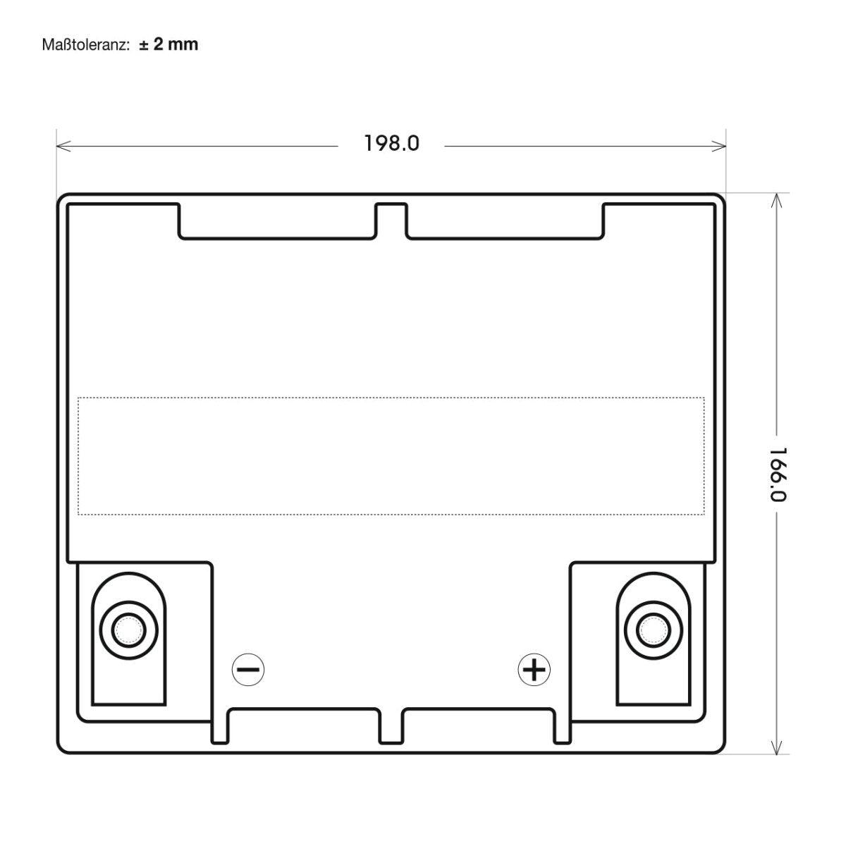 BIG E-Drive AGM 12V 40Ah Traktionsbatterie