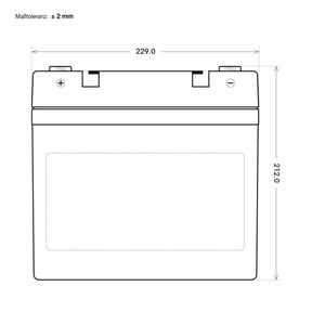 BIG E-Drive AGM 12V 55Ah Traktionsbatterie