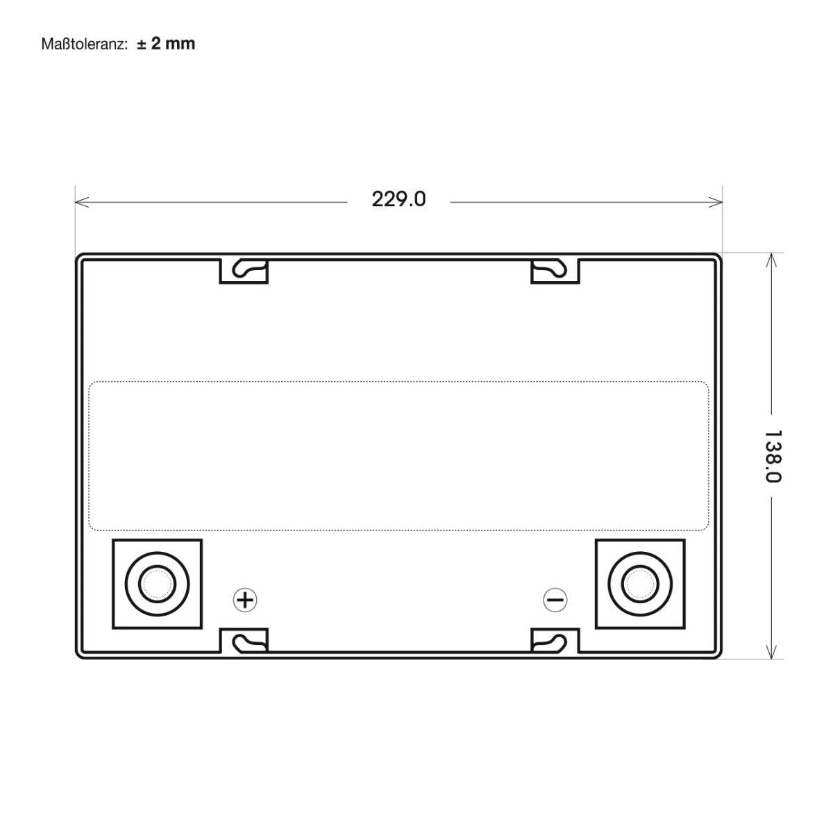 BIG E-Drive AGM 12V 55Ah Traktionsbatterie