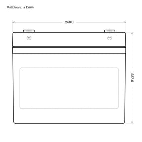 BIG E-Drive AGM 12V 85Ah Traktionsbatterie