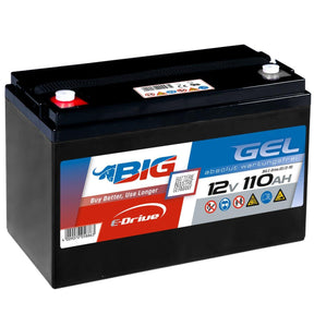 BIG E-Drive GEL 12V 110Ah Traktionsbatterie