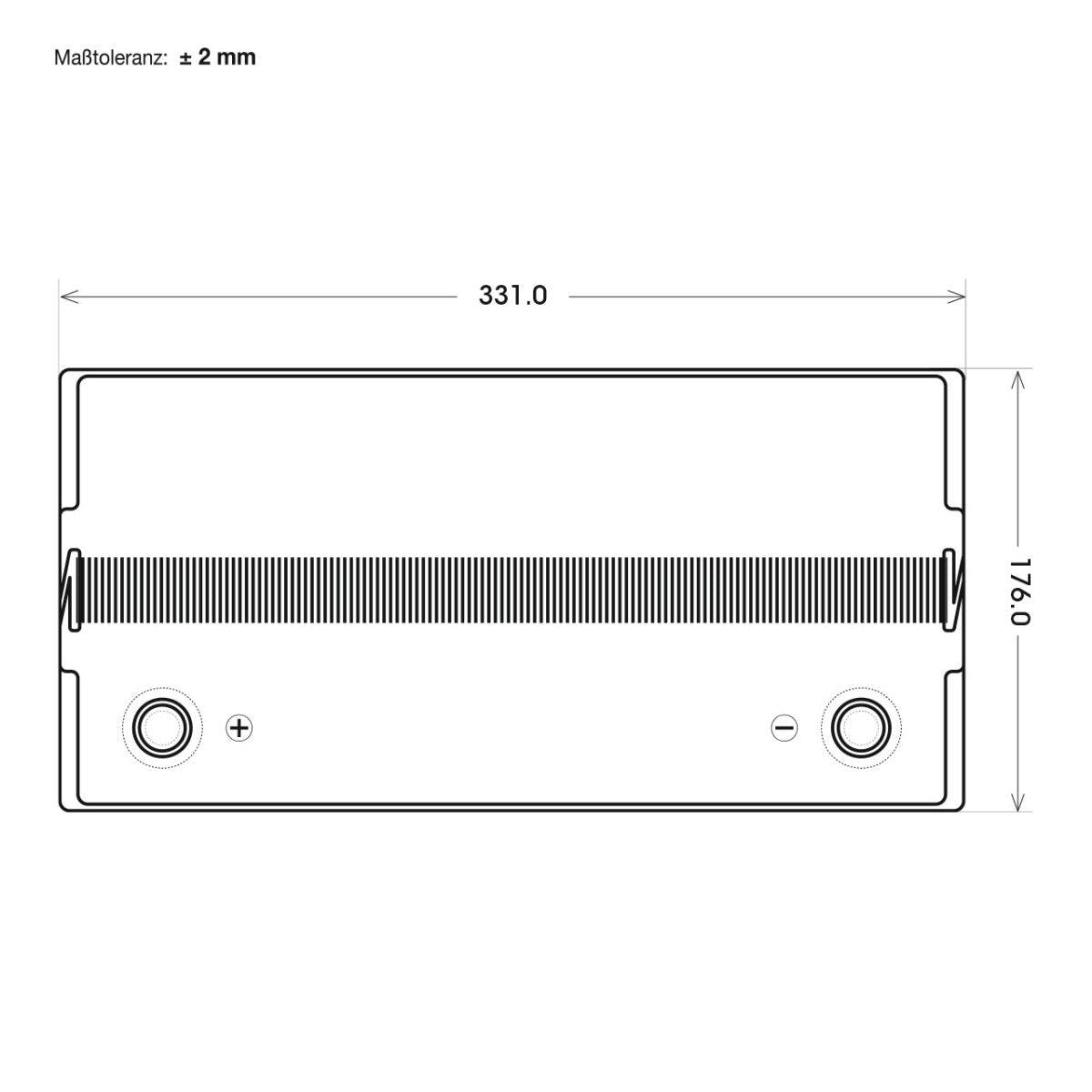 BIG E-Drive GEL 12V 110Ah Traktionsbatterie