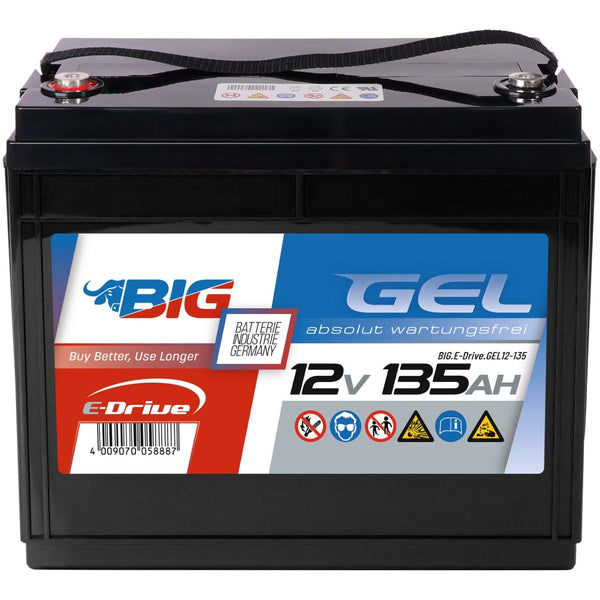 BIG E-Drive GEL 12V 135Ah Traktionsbatterie