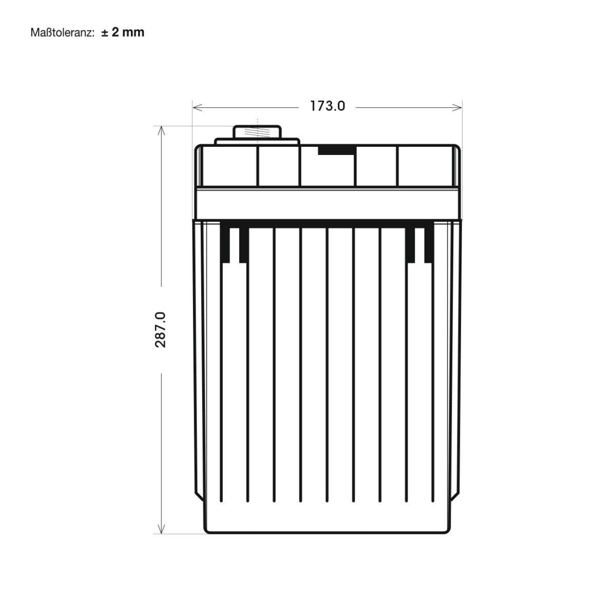 BIG E-Drive GEL 12V 135Ah Traktionsbatterie