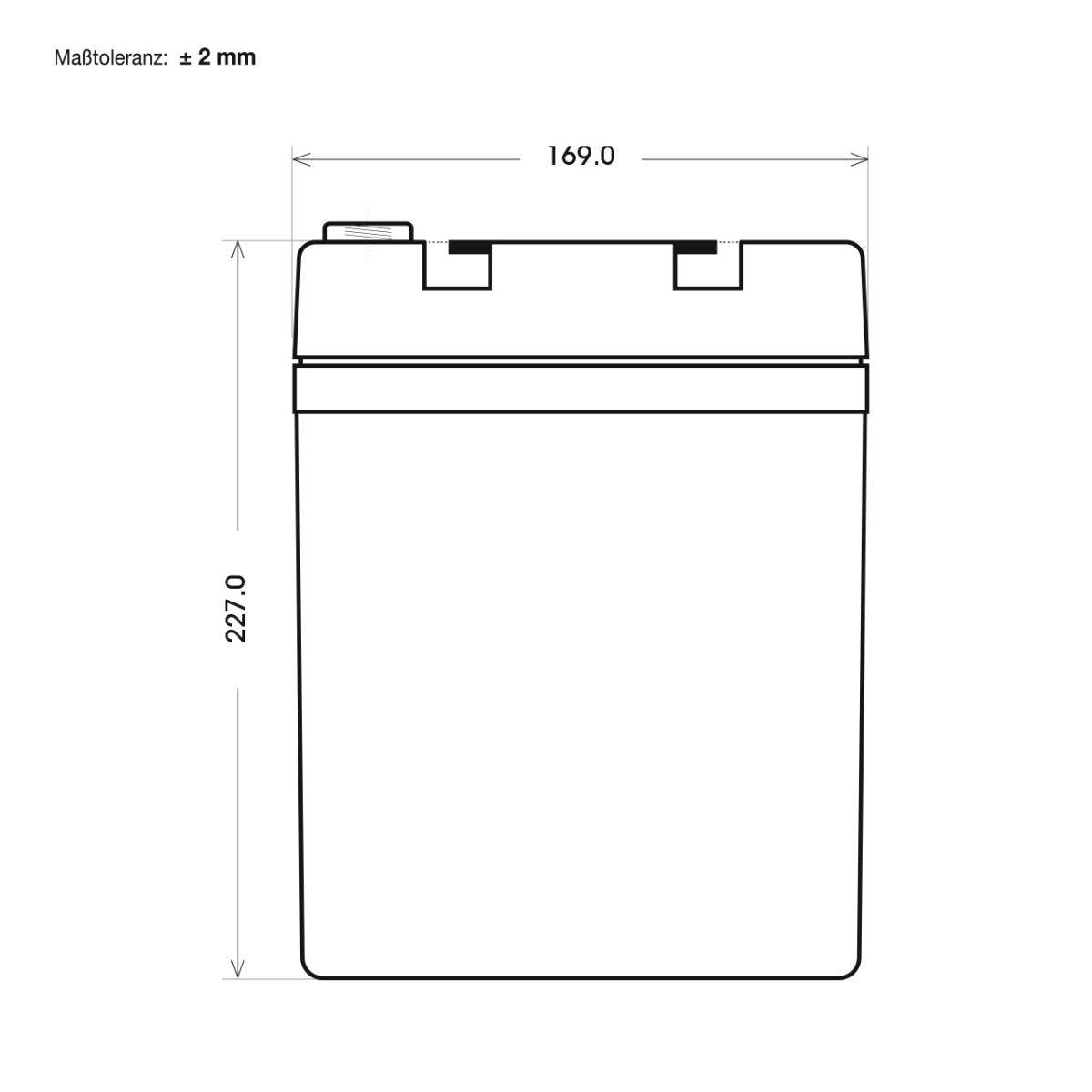 BIG E-Drive GEL 12V 75Ah Traktionsbatterie