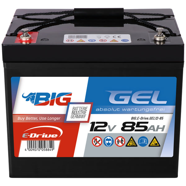 BIG E-Drive GEL 12V 85Ah Traktionsbatterie