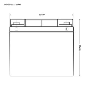 BIG E-Backup AGM 12V 42Ah USV Batterie