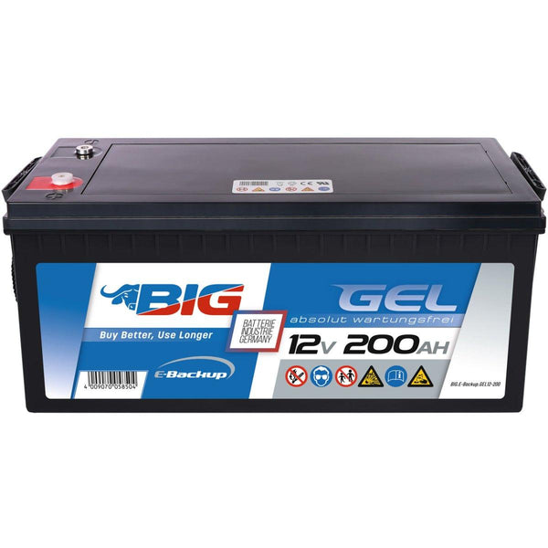 BIG E-Backup GEL 12V 200Ah USV Batterie