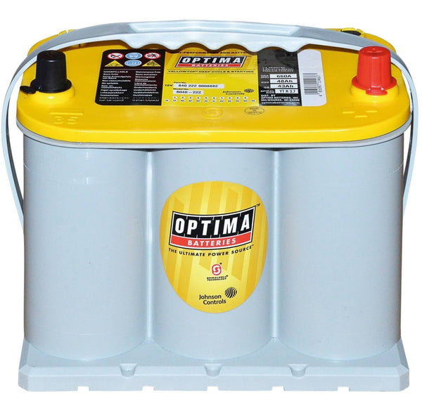 Optima Yellow Top YT R 3.7 AGM 12V 48Ah 660A/EN Starter- und Versorgerbatterie