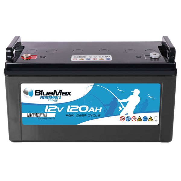 BLUEMAX Fisherman's Energy AGM 12V 120Ah Versorgerbatterie