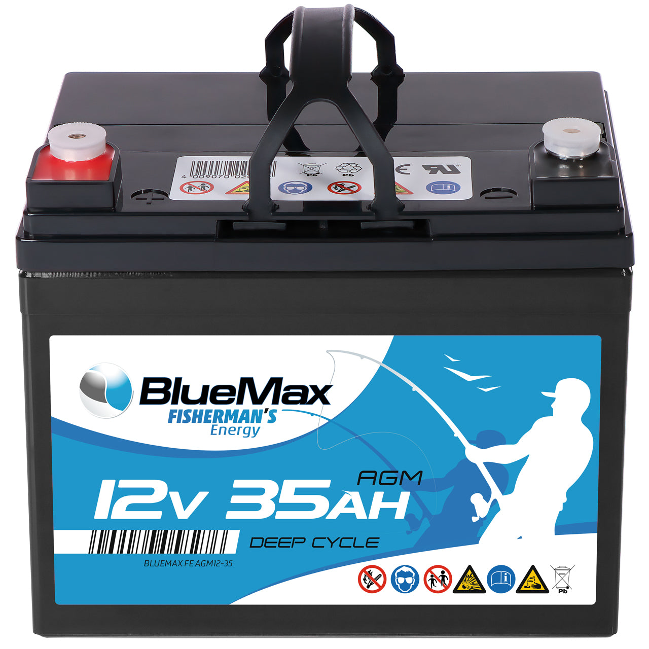 BLUEMAX Fisherman's Energy AGM 12V 35Ah Versorgerbatterie