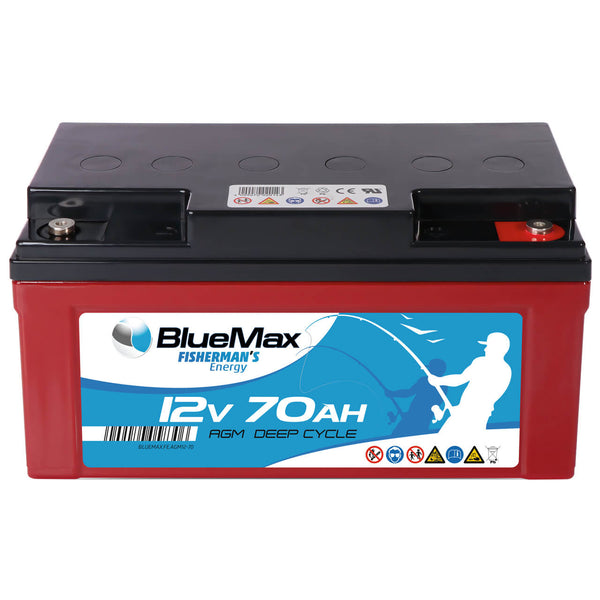 BLUEMAX Fisherman's Energy AGM 12V 70Ah Versorgerbatterie