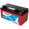 Versorgerbatterie BLUEMAX Fishermans Energy AGM 12V 70Ah Seite rechts