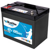 Versorgerbatterie BLUEMAX Fishermans Energy AGM 12V 85Ah Seite rechts