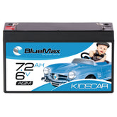 BLUEMAX KidsCar AGM 6V 7,2Ah Kinderauto Batterie
