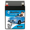 Kinder Elektrofahrzeug Batterie BLUEMAX KidsCar AGM 12V 5.4Ah Front