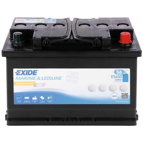 Exide EQUIPMENT GEL ES650 12V 56Ah 460A/EN Versorgerbatterie