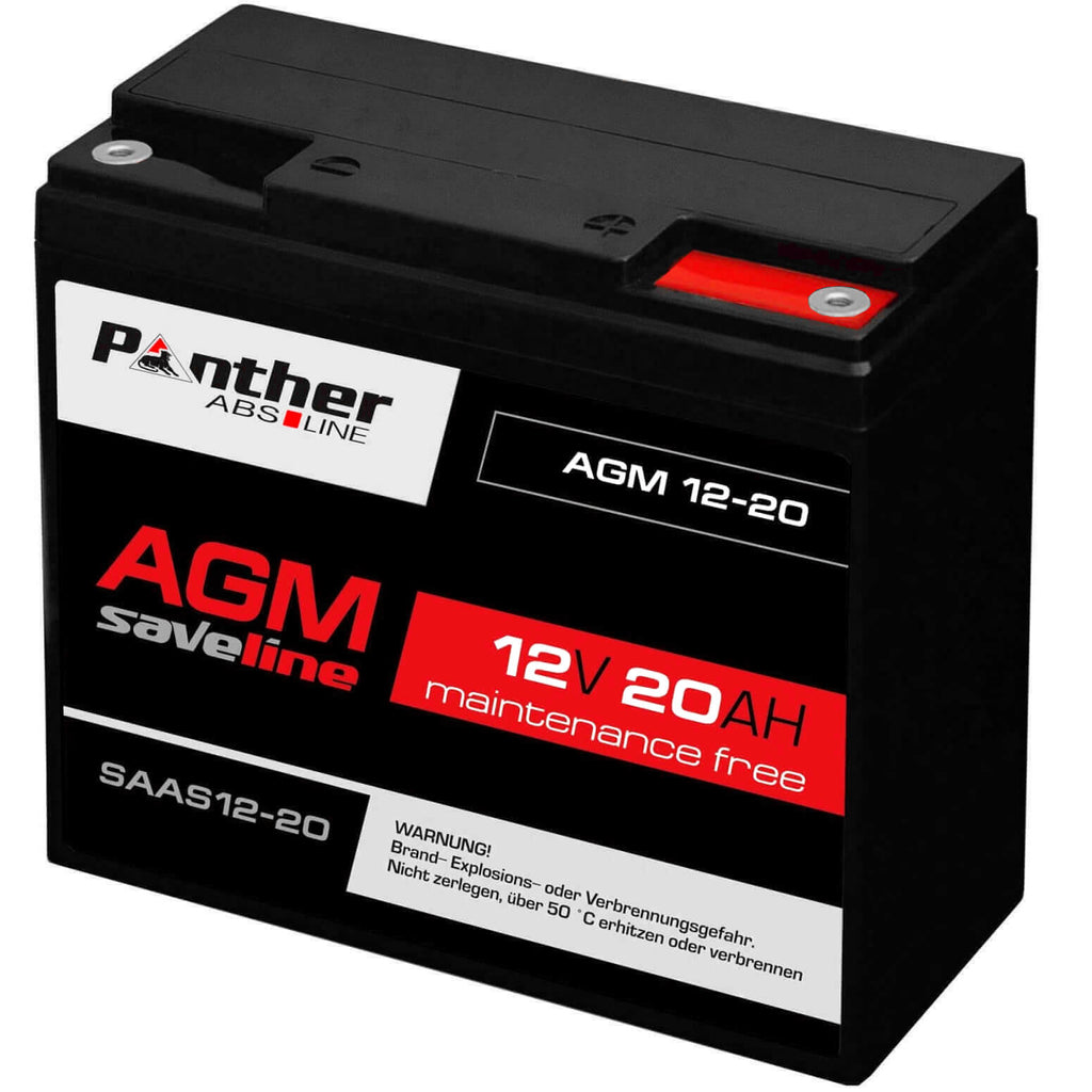 Panther Bleiakku AGM 12V 20Ah Batterie ersetzt 18Ah