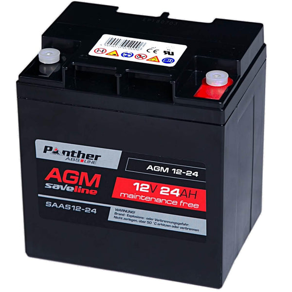 Panther saveline AGM 12V 24Ah USV Batterie