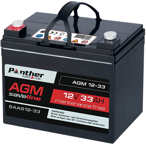 Panther saveline AGM 12V 33Ah USV Batterie