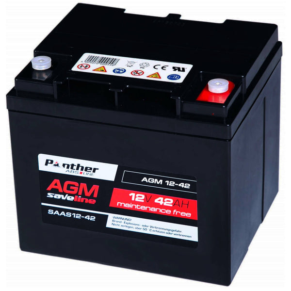 Panther saveline AGM 12V 42Ah USV Batterie