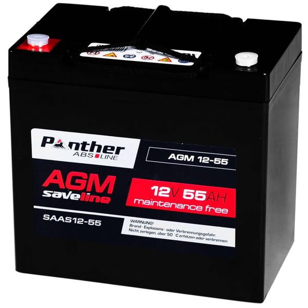 Panther saveline AGM 12V 55Ah USV Batterie