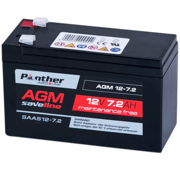 Panther saveline AGM 12V 7.2Ah USV Batterie