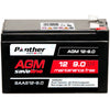 USV Batterie Panther saveline AGM 12V 9Ah Front