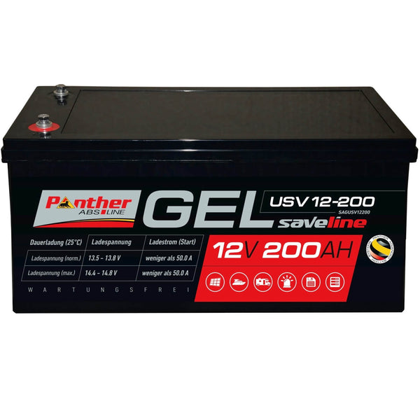 Panther saveline USV GEL 12V 200Ah USV Batterie