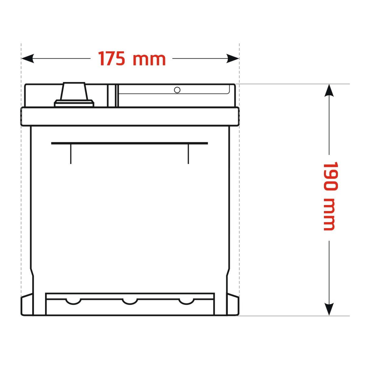 Adler LuxION Lithium LiFePO4 12V 75Ah Versorgerbatterie