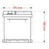 Adler LuxION Lithium LiFePO4 12V 75Ah Versorgerbatterie