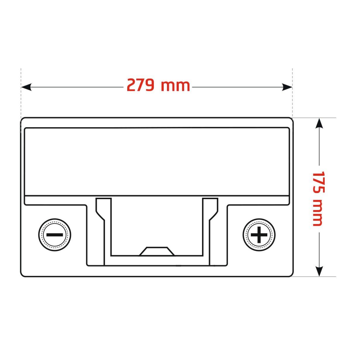 Adler LuxION Lithium LiFePO4 12V 75Ah Versorgerbatterie