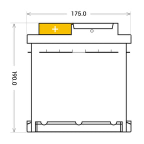 Adler Sunrise 12V 100Ah C100 Versorgerbatterie