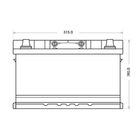 Adler Sunrise AGM 12V 110Ah C100 Versorgerbatterie