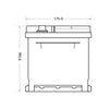 Adler Sunrise AGM 12V 110Ah C100 Versorgerbatterie