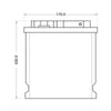 Adler Sunrise AGM 12V 125Ah C100 Versorgerbatterie