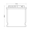 Adler Sunrise AGM 12V 125Ah C100 Versorgerbatterie