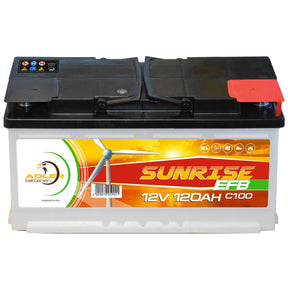 Adler Sunrise EFB 12V 120Ah C100 Versorgerbatterie